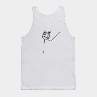 Drunk bear Tank Top